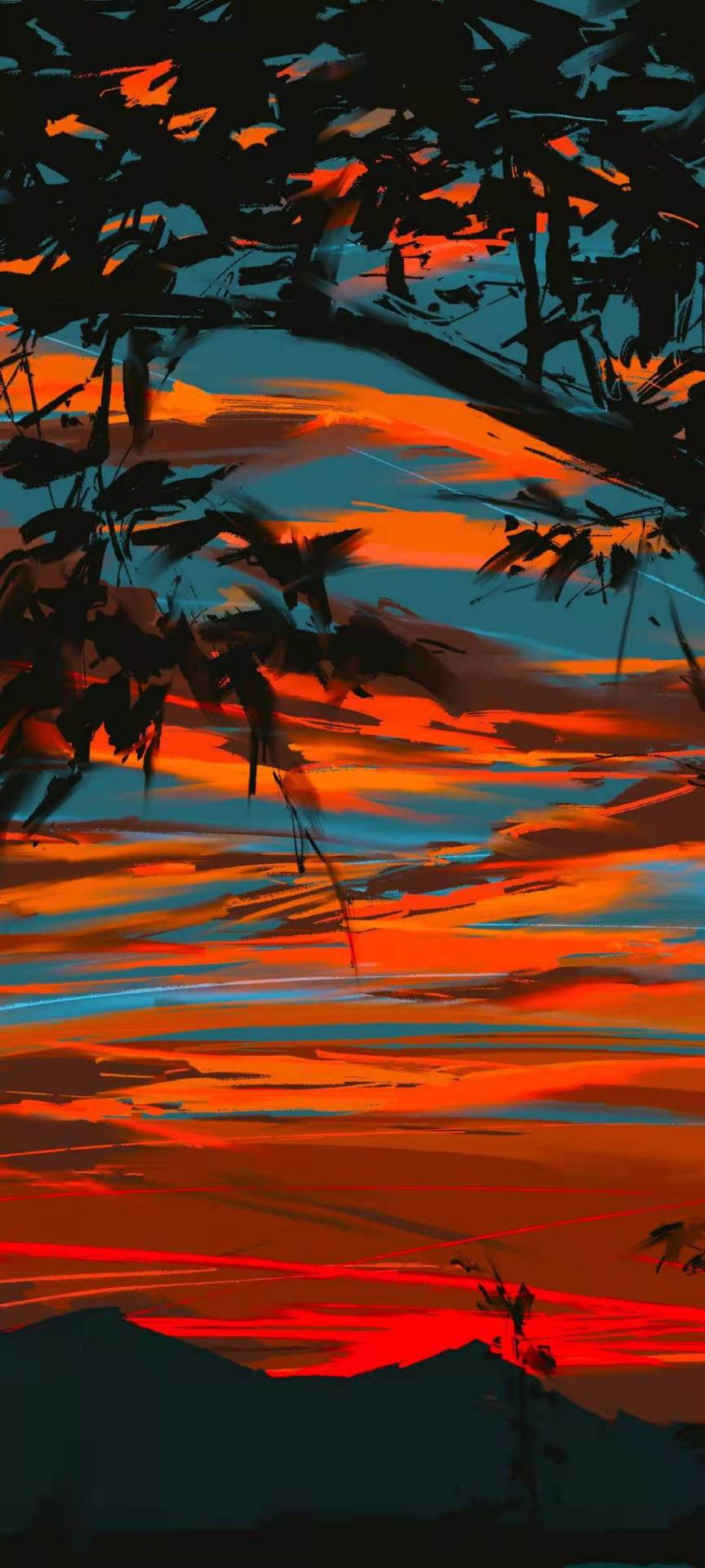 聊天背景圖紅