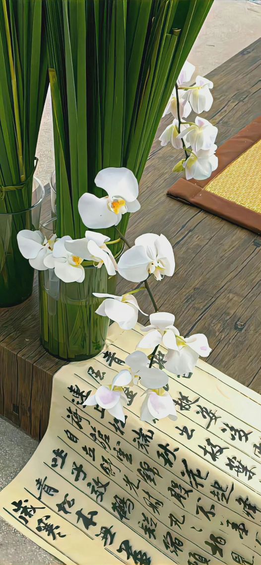 白色花