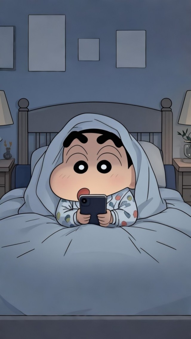 被窩裡的小新