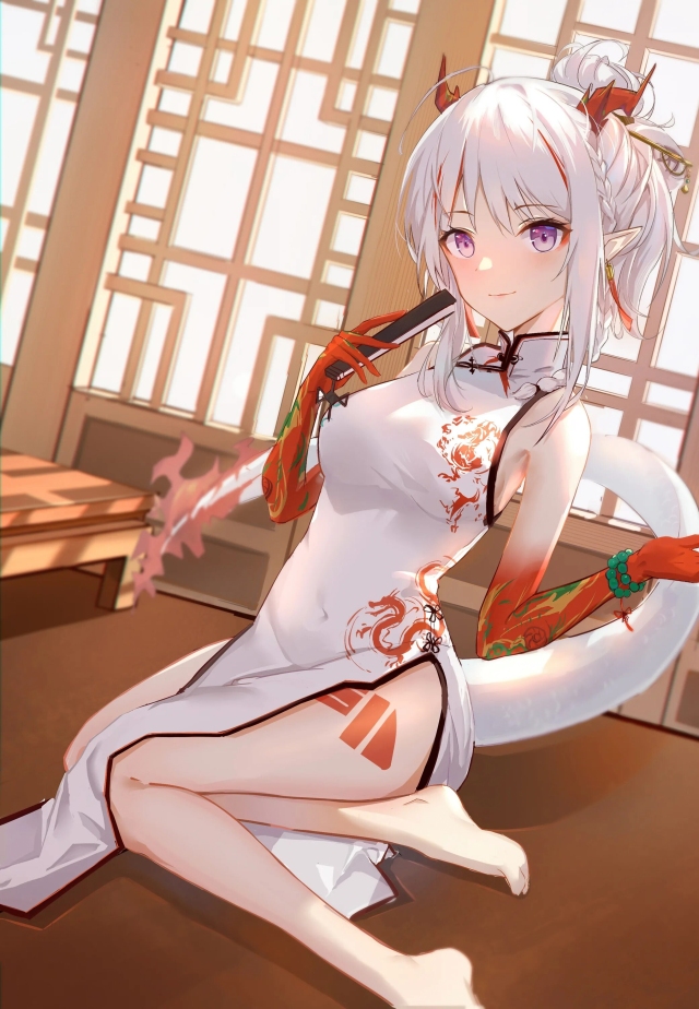 古風白膚少女