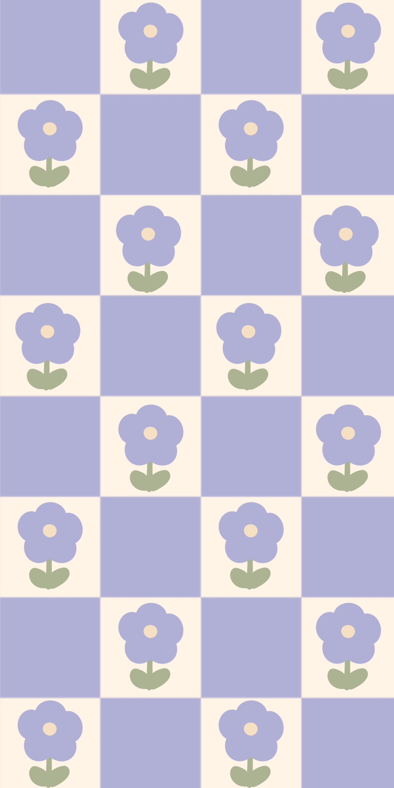 紫色格子花