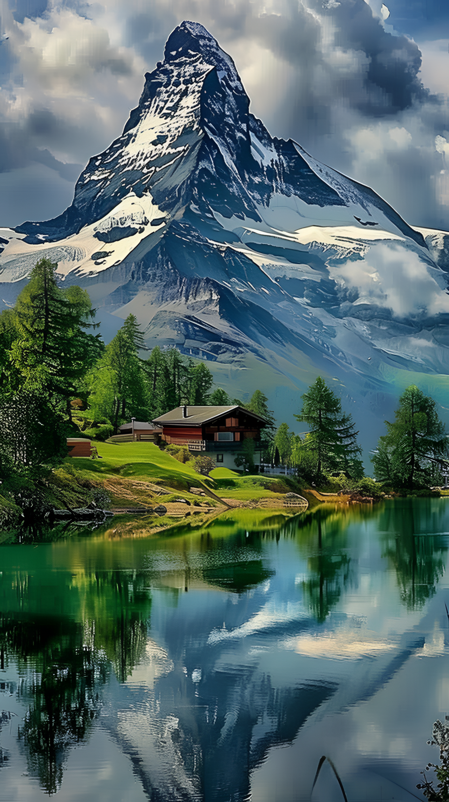 湖水小屋