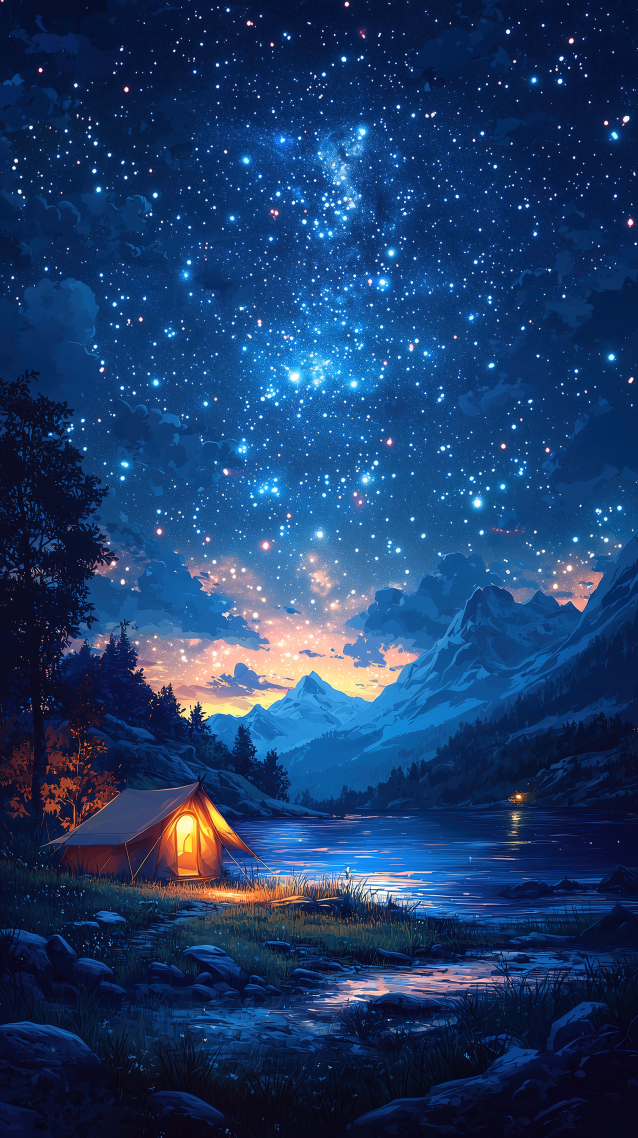 絢麗夜空