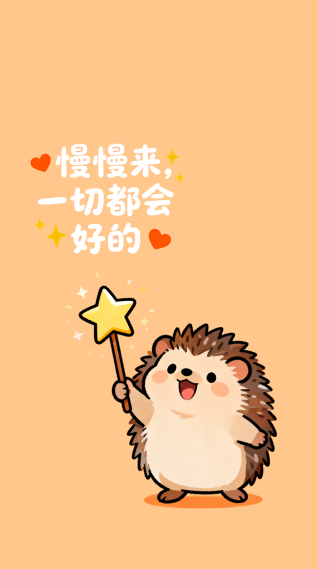 慢慢来一切都会好的