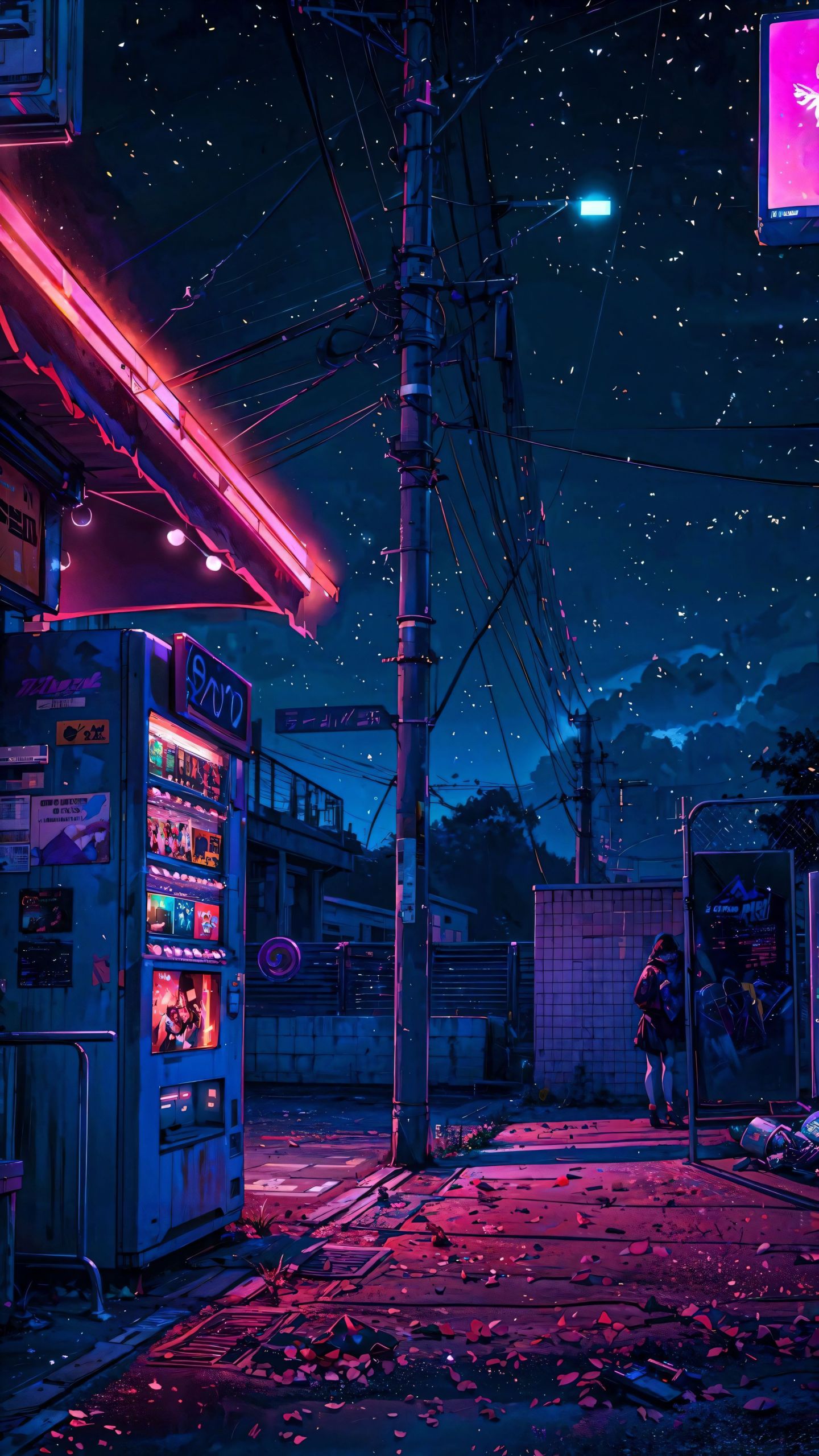 賽博朋克夜晚