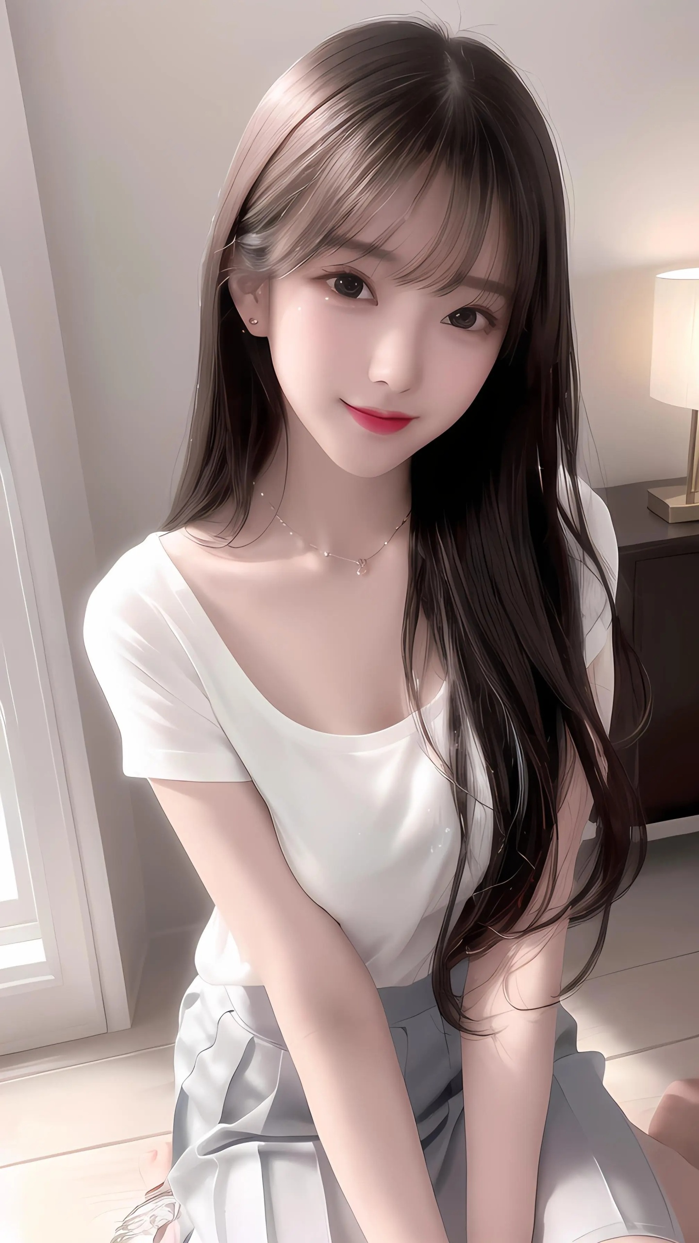 美女
