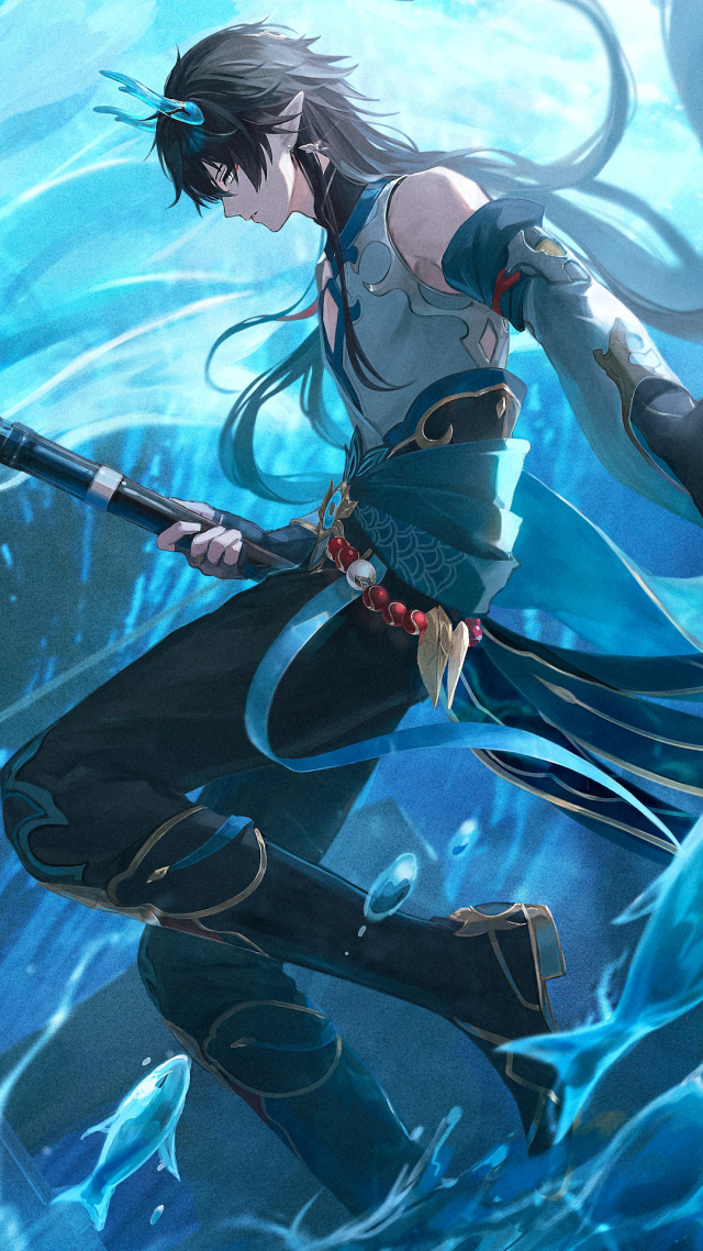 帅气武士(动漫手机静态壁纸) - 动漫手机壁纸下载 - 元气壁纸