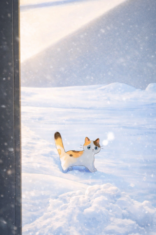 呆萌猫咪