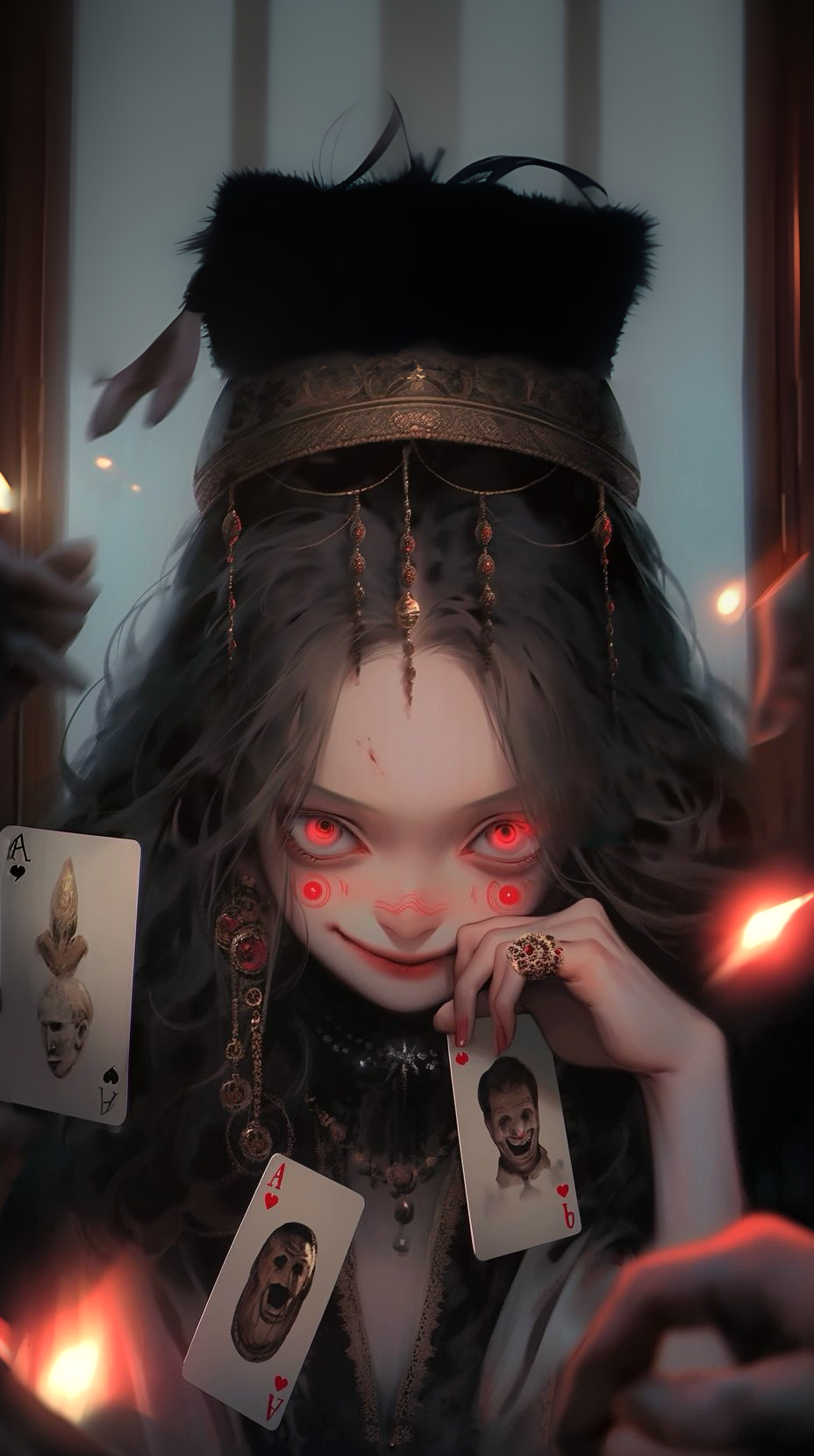 女孩小丑一手好牌打的稀爛