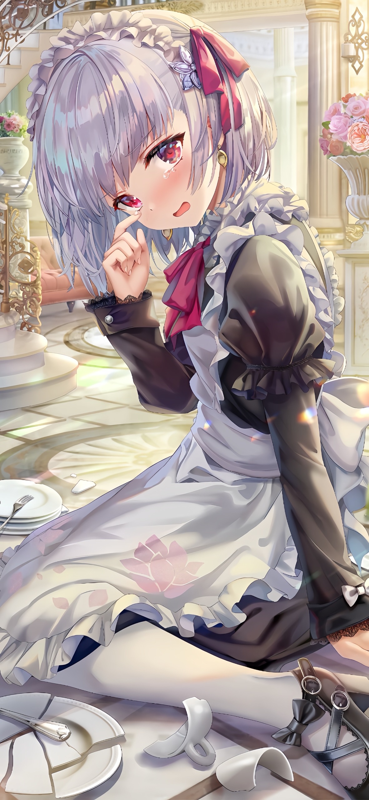 哭泣女僕