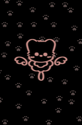 可爱粉色小猫